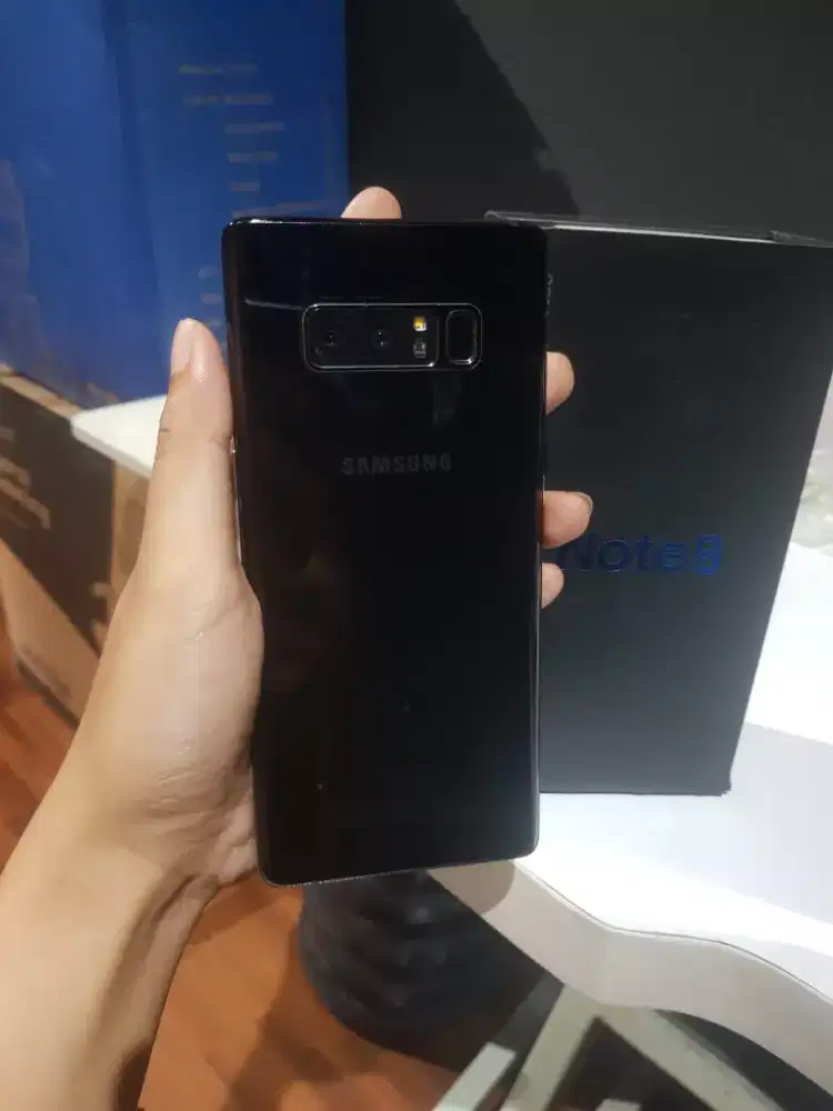 Samsung Galaxy Note 8 6/64 Black - Fullset Normal - Rp 2.400.000