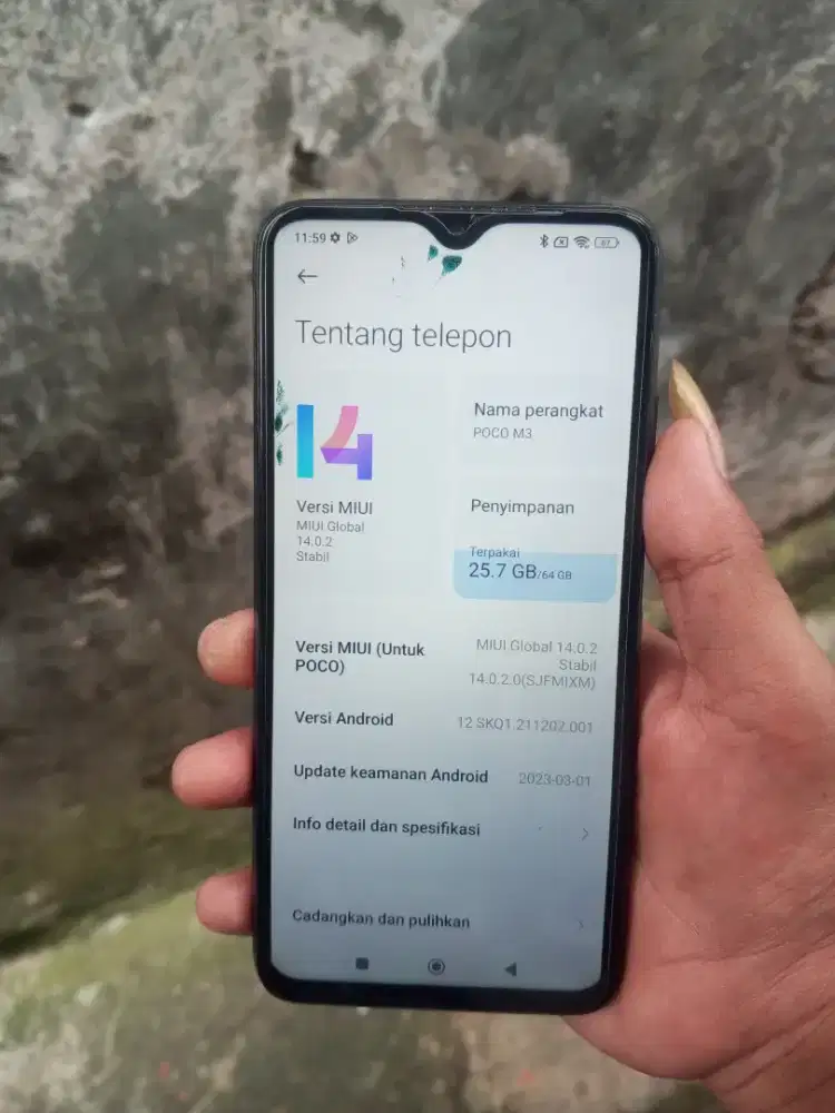 POCO ME RAM 4/64 KONDISI KAYA DI POTO