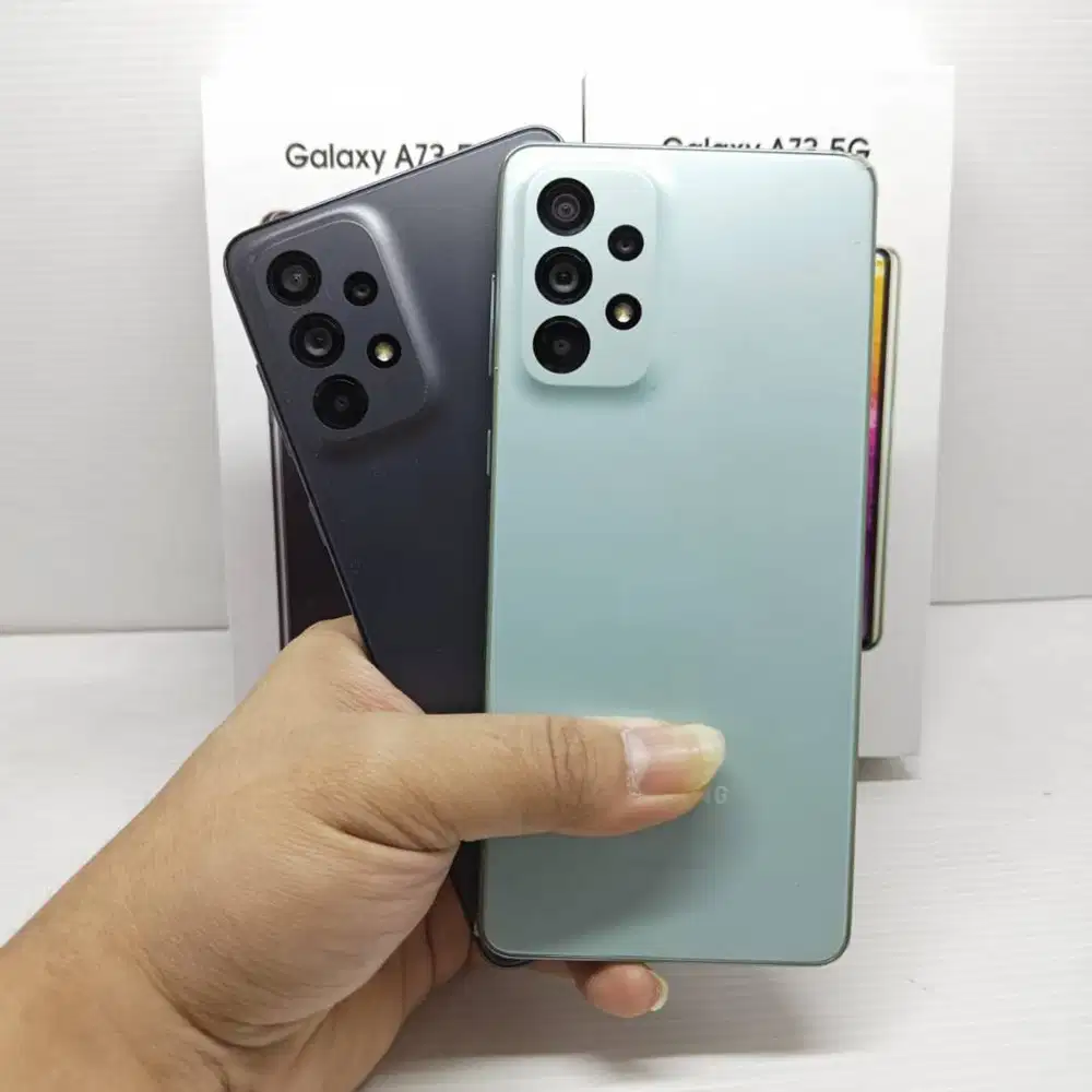 HOT ITEM SAMSUNG GALAXY A73 5G 8/256 EX SEIN FULLSET NO MINUS