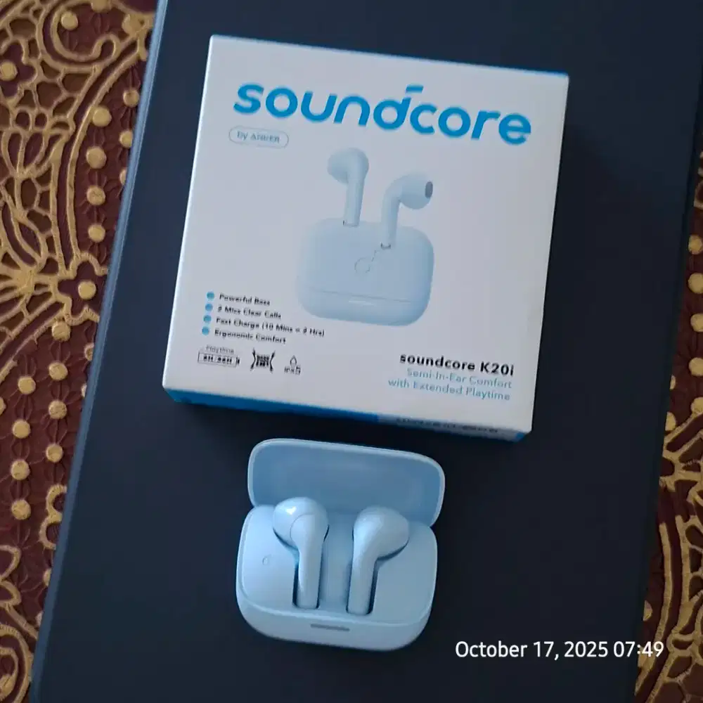 Second earphone tws anker soundcore K20i