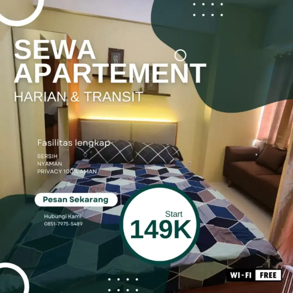 SEWA APARTEMEN BASSURA CITY HARIAN/TRANSIT TERMURAH JAKARTA TIMUR
