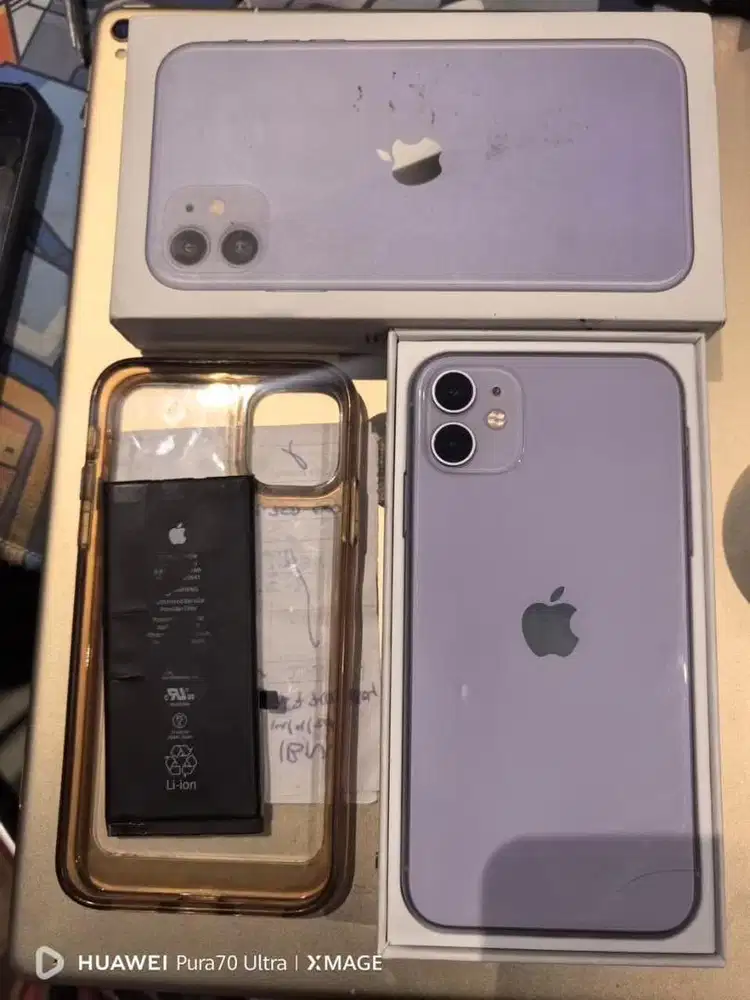 iPhone 11 64gb mulus purple jual cepat
