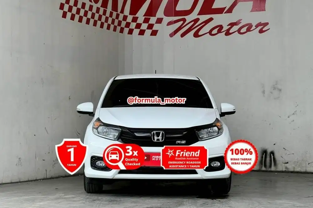 Honda Brio RS 1.2 CVT tahun 2019 Putih Matic AT DP minim 22 juta