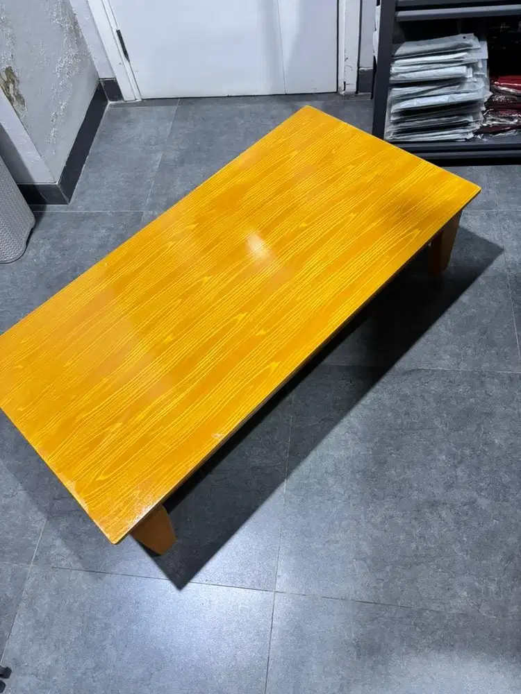 Jual cepat murah meja kayu 120x60x30