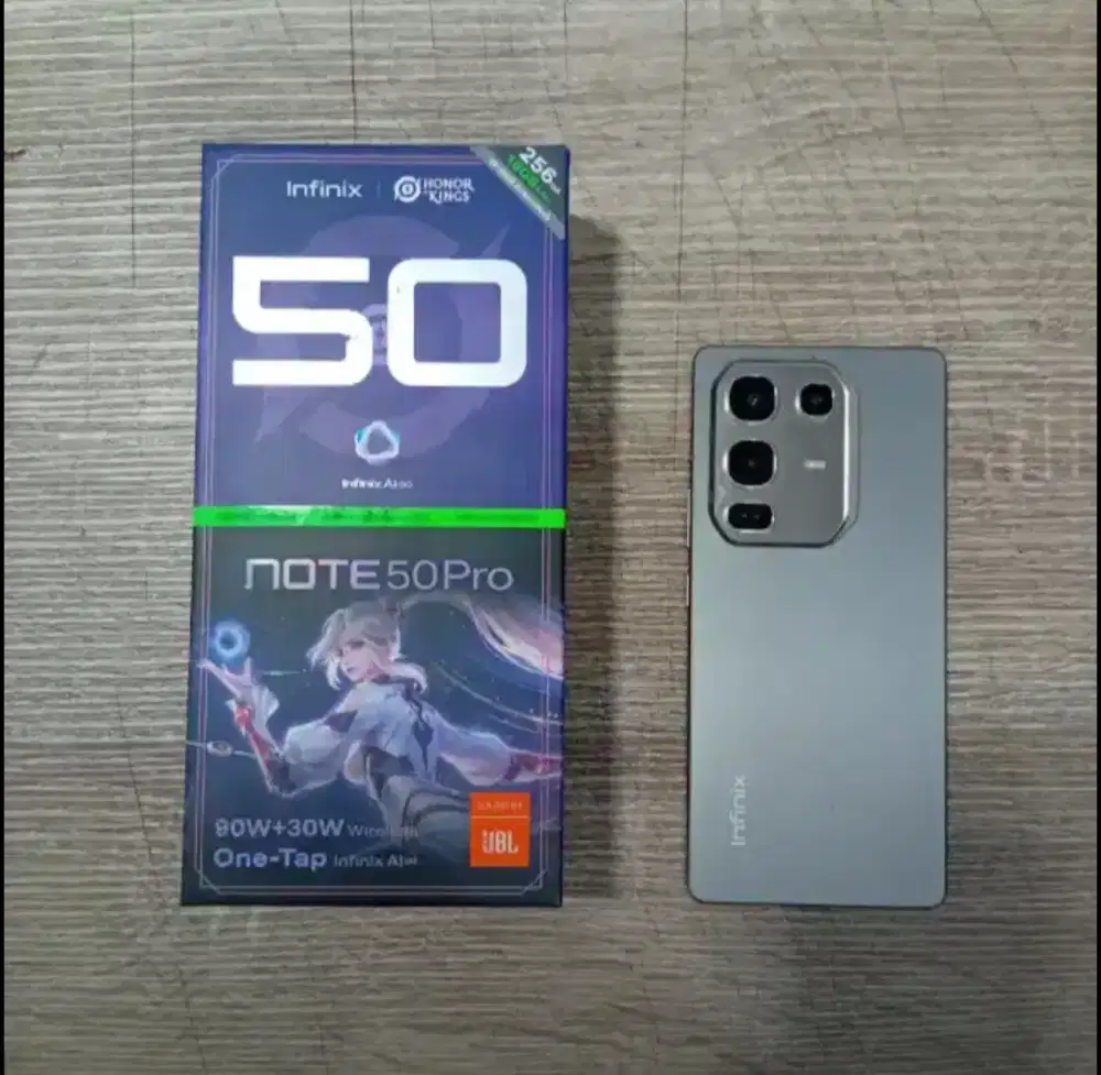 Infinix NOTE 50 pro ram16gb (8+8) memori 256gb garansi resmi