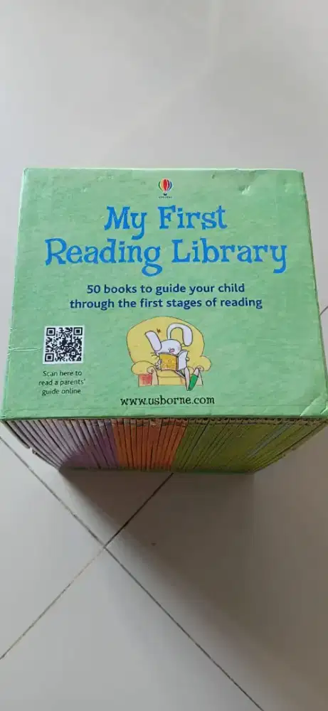 dijual usborne my first reading library 50 books