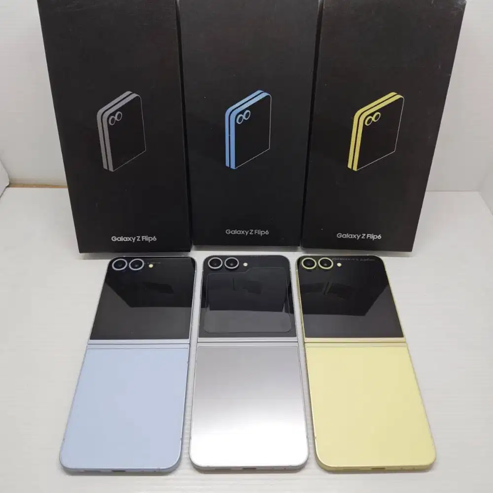 MULUS 99% SAMSUNG GALAXY Z FLIP 6 12/256 FULLSET LIKE NEW RESMI SEIN