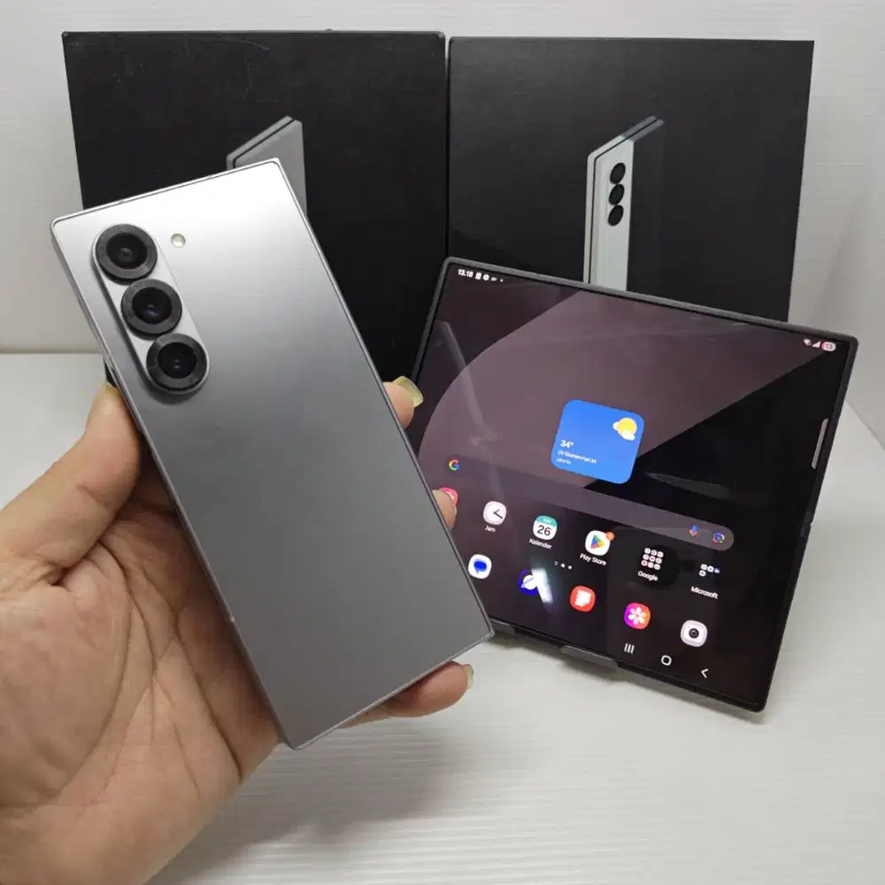 LIKE NEW GRESS SAMSUNG GALAXY Z FOLD 6 5G 12/256GB RESMI INDO EX SEIN