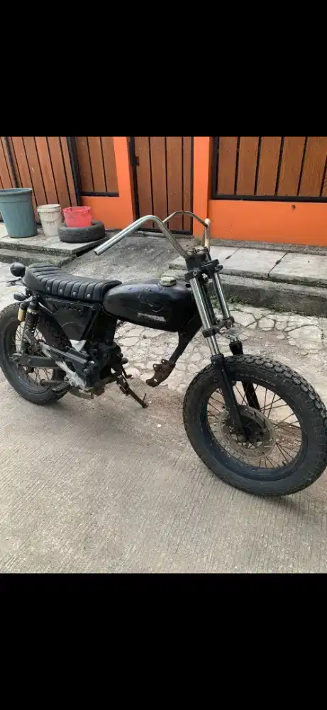 Rangka set british custom pnp CB GL megapro tiger