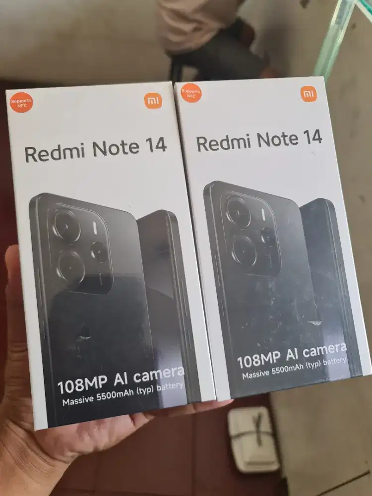 New redmi note 14 ram8/256 garansi resmi 1 tahun
