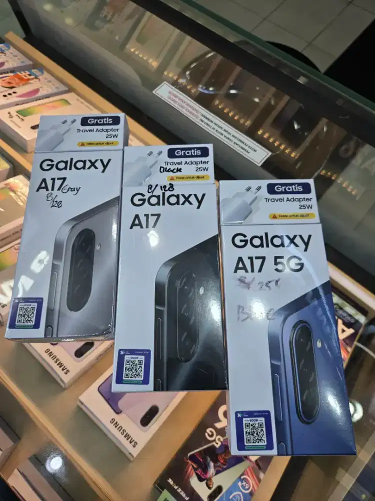 Promo SAMSUNG A17 series free asaptor