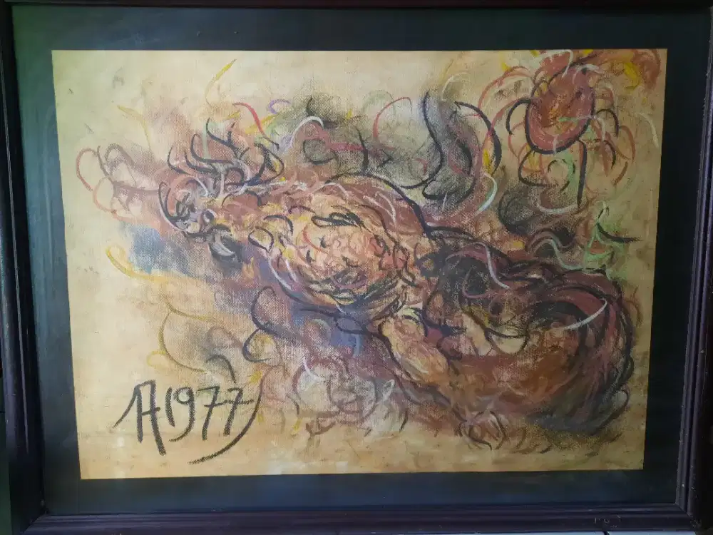 LUKISAN AFFANDI 1977 EX KOLEKTOR