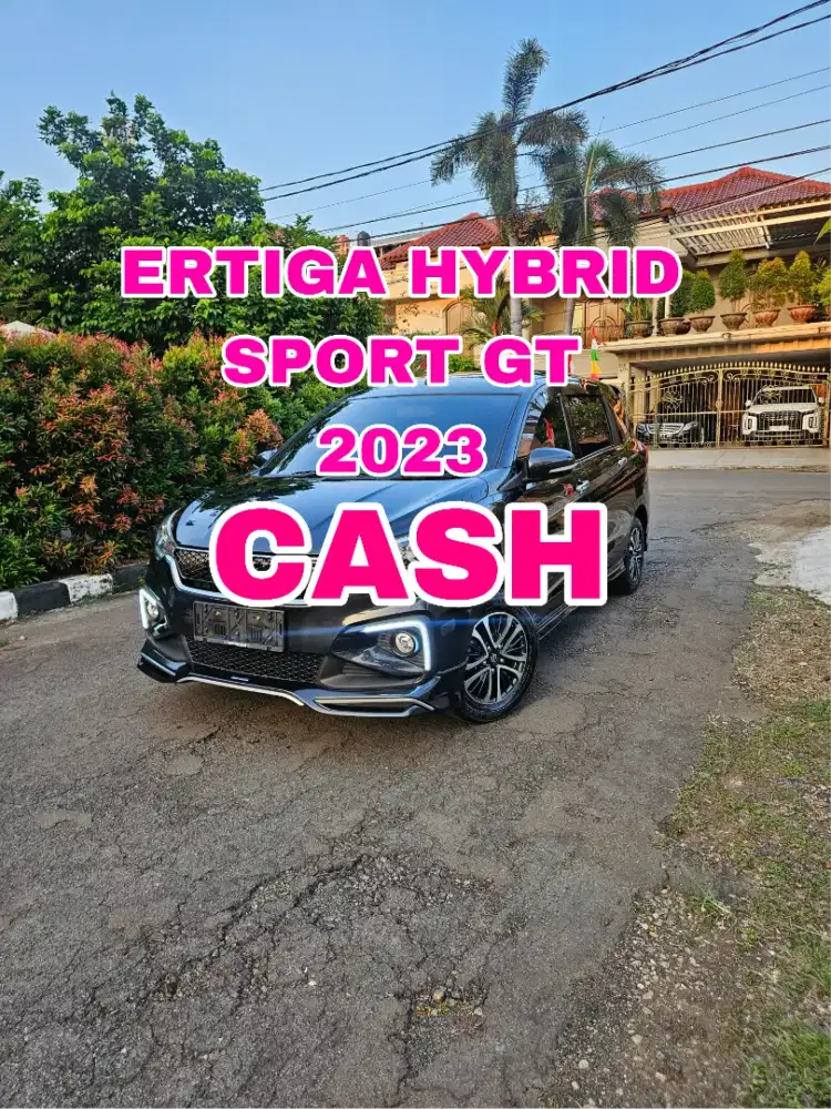 Cash SUZUKI ERTIGA HYBRID SPORT AT 2023 mulus gx terawat 2022 matic