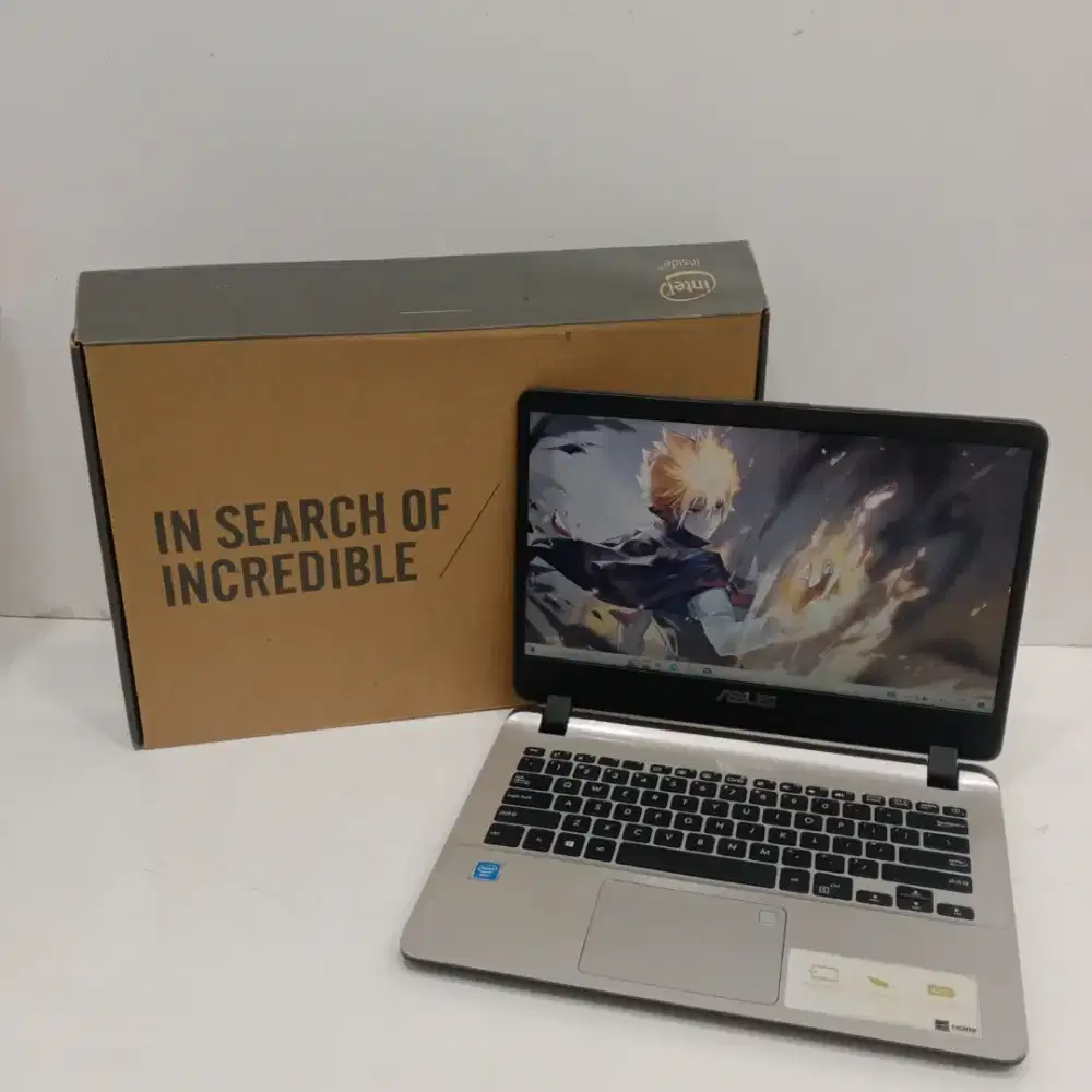 ASUS VIVOBOOK A407M slim desain ssd 256gb ram 4gb