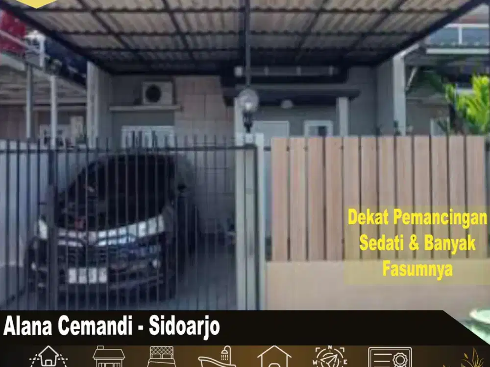 Dijual Rumah Alana Cemandi Sidoarjo