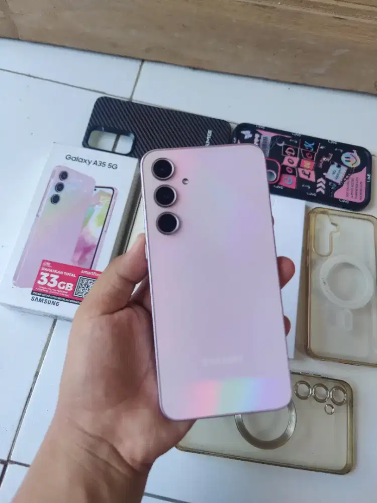 Samsung a35 5g fulsat mulus ori sein