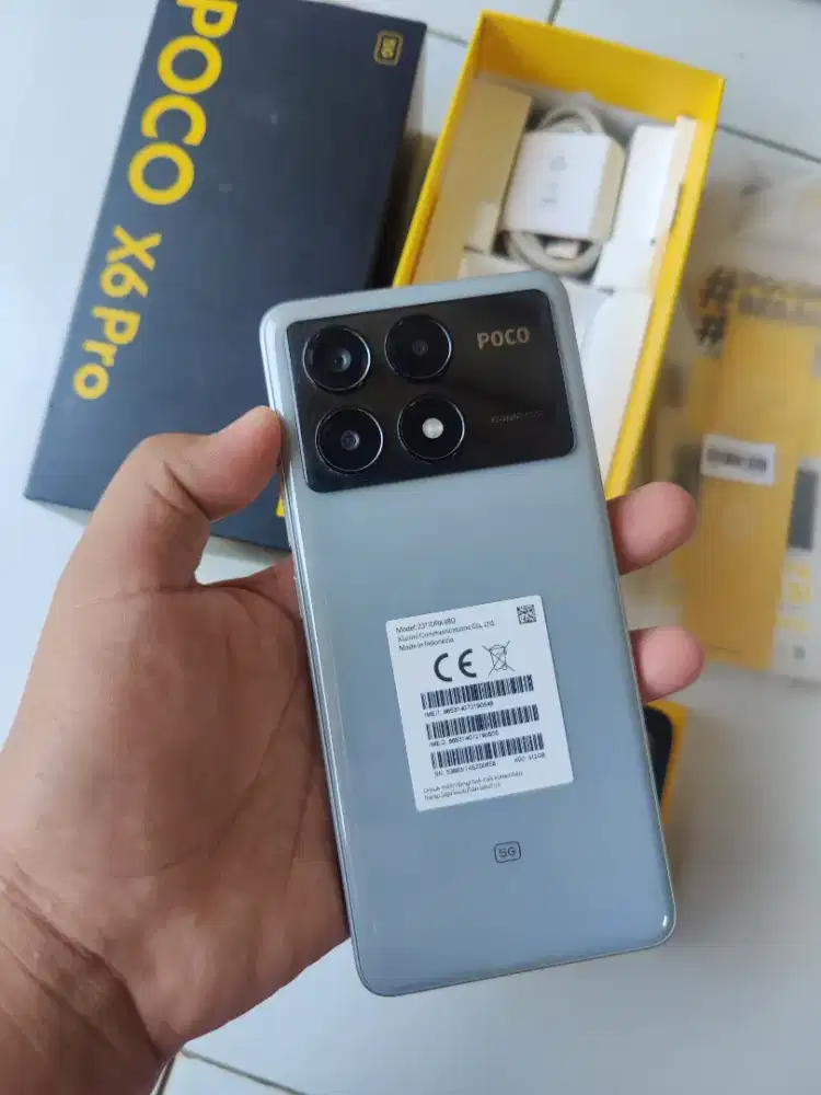 Poco x6 pro 12 internal 512 mulus lengkap ori