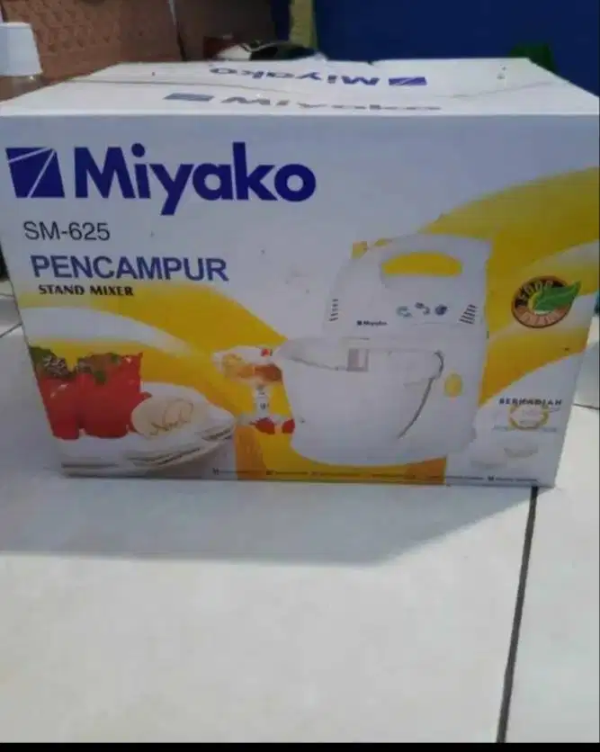 Miyako Stand Mixer SM-625 Kondisi Baru Segel Dus