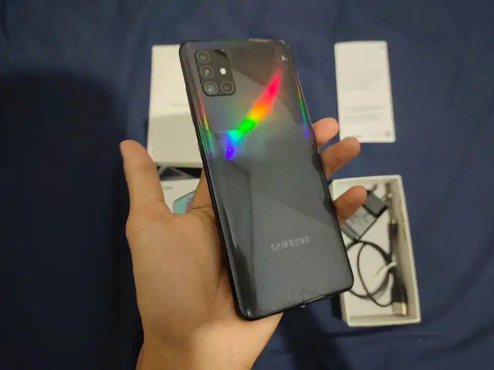 Samsung A51 Fullset Second tangan pertama minus