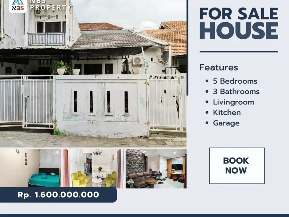 FOR SALE HOUSE 2ND FLOOR WITH LARGE GARAGE AT DENPASAR BARAT