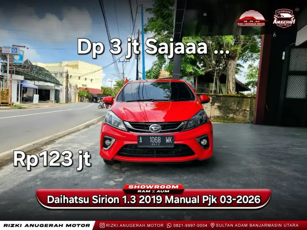 Dp 3jt Sirion 1.3 MT 2019 Pjk 03-2026