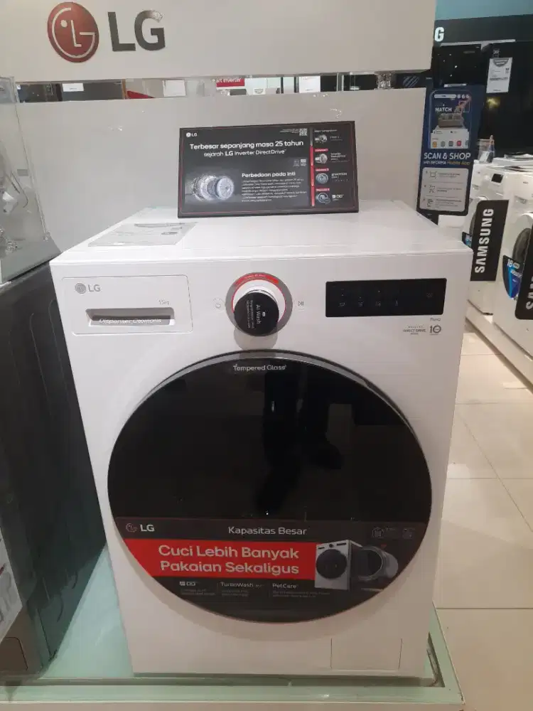 Kredit / Cash Mesin cuci Front Load LG 15KG