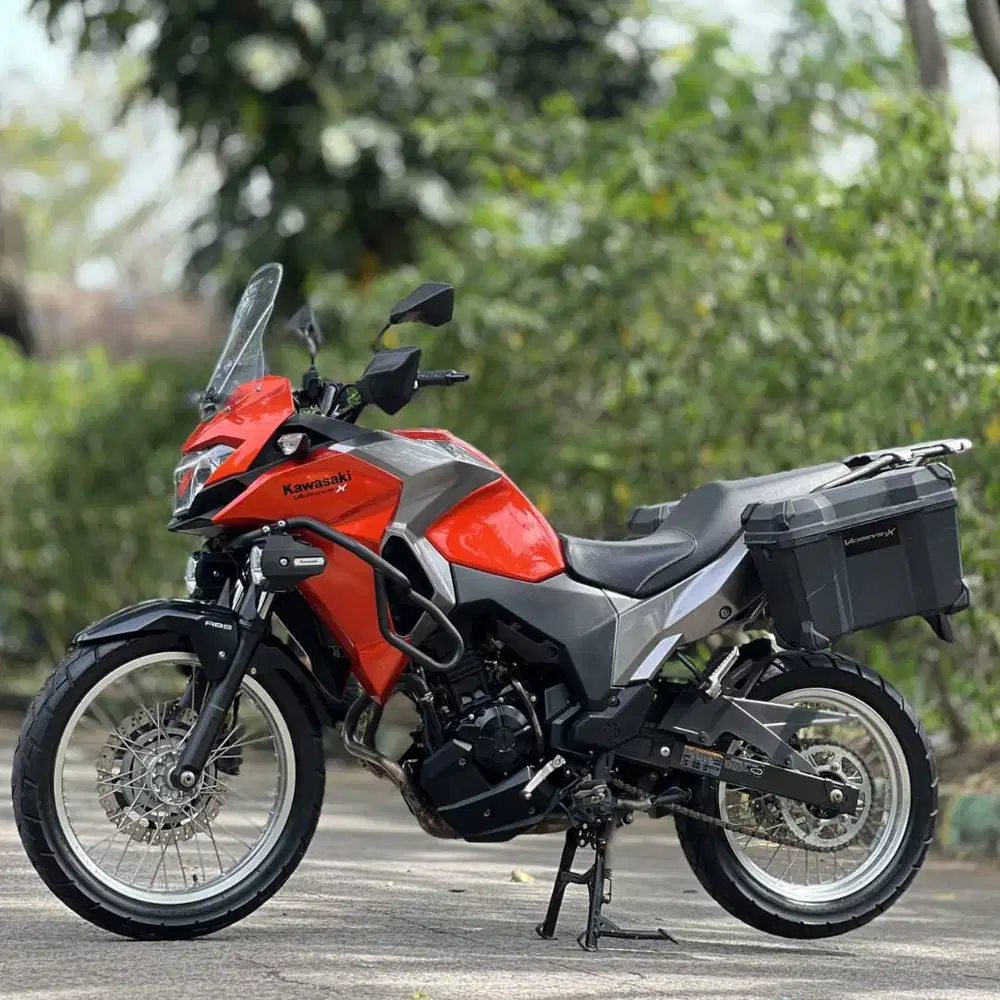 KAWASAKI VERSYS 250X TOURER ABS ORANGE 2017 KM 4K PAJAK ON SUPERB