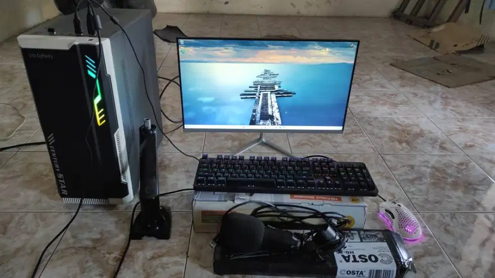 DIJUAL CEPAT PC / KOMPUTER SATU SET (BACA DESKRIPSI BIAR NGGAK TANYA)