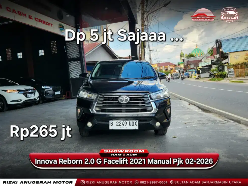 Dp 5jt Innova Reborn 2.0 G MT 2021 Pjk 02-2026