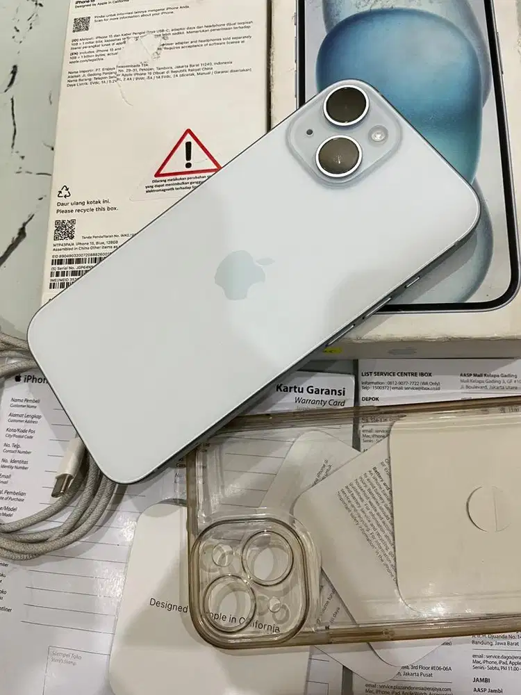 iPhone 15 128Gb Garansi iBox Fullset