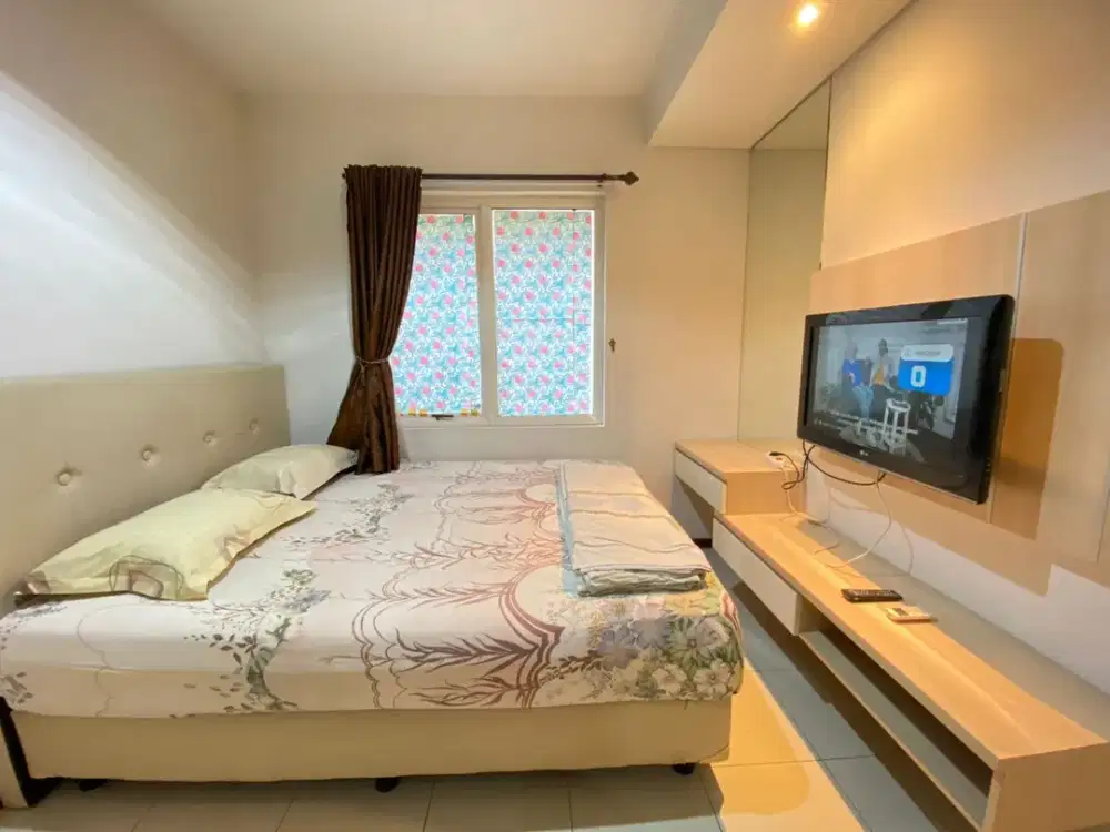 SEWA 1BR ROYAL MEDITERANIA GARDEN TANJUNG DUREN LOKASI STRATEGIS DEKAT MALL, KANTOR, UNIVERSITAS