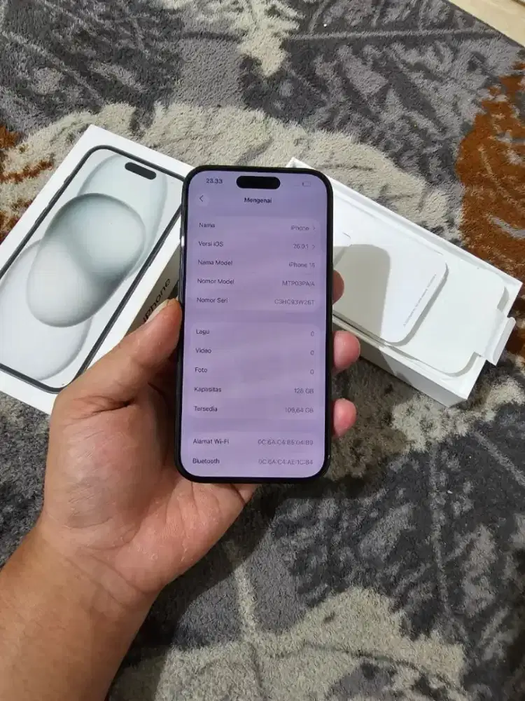 iPhone 15 128 Black BH 85%