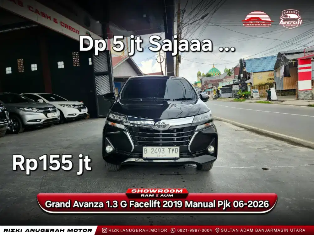 Dp 5jt Grand New Avanza 1.3 G MT 2019 Pjk 06-2026