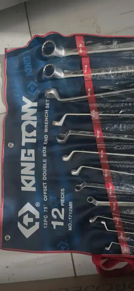 KING TONY Kunci Ring 12 Set