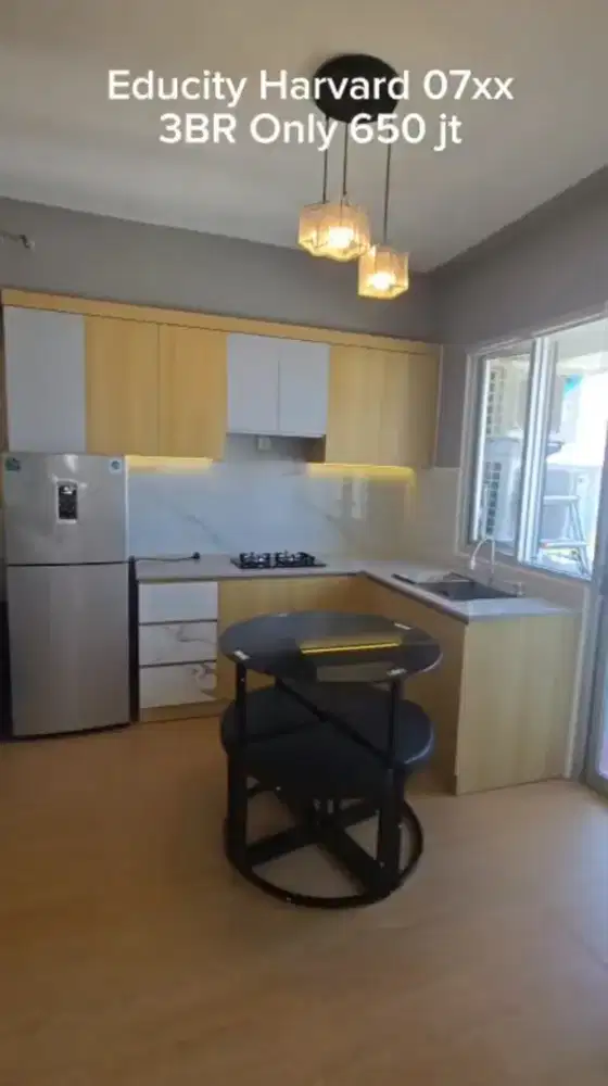 Educity 3BR Furnish Mewah Lantai rendah View City