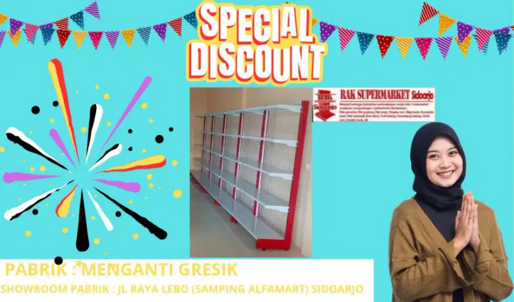 Rak minimarket gondrola