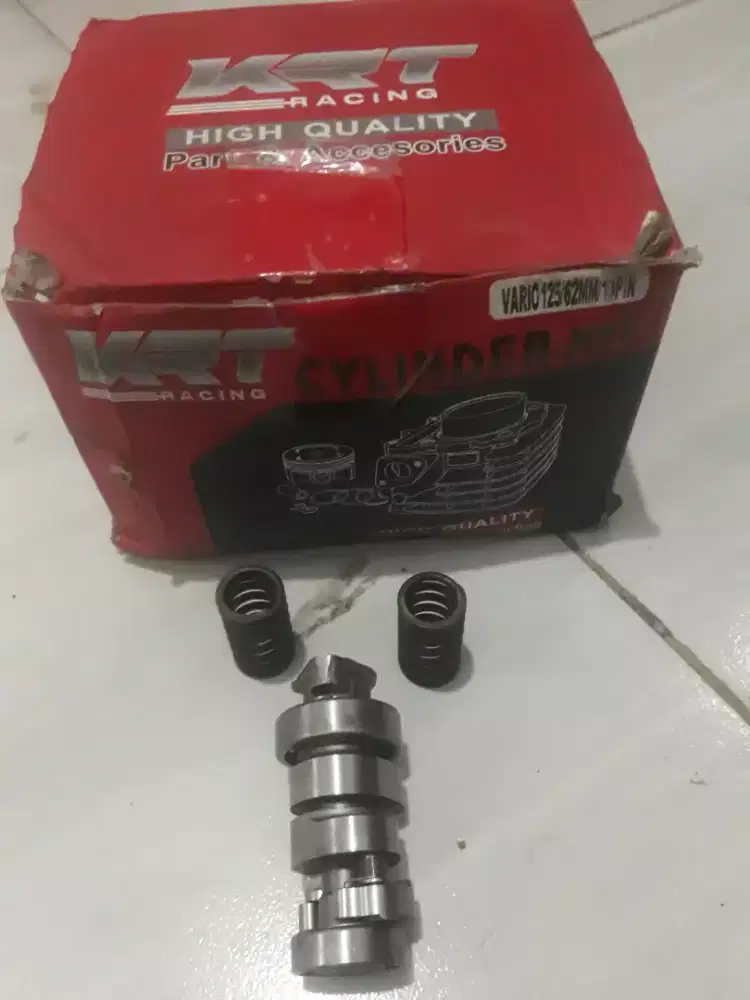 Noken as dan per klep baru merk KRT Racing buat Vario 125