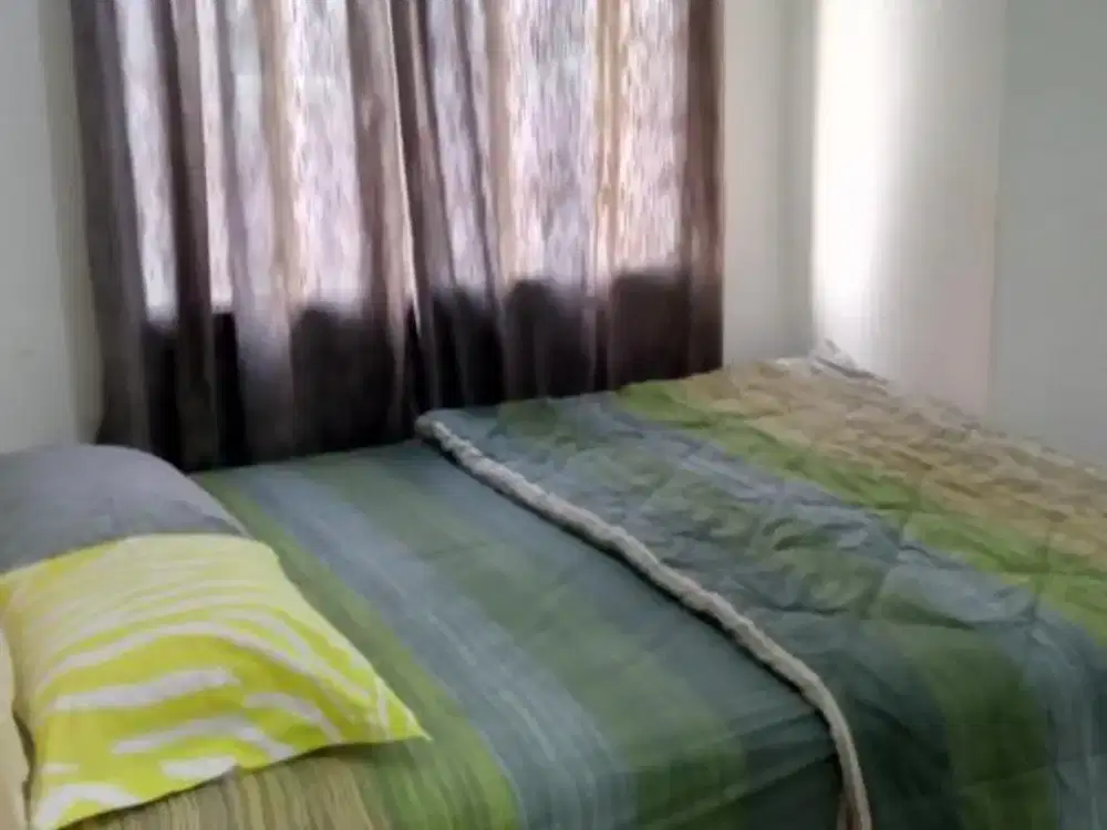 ready unit apartemen green lake sunter,2kamar furnished standar,siap huni,lantai rendah