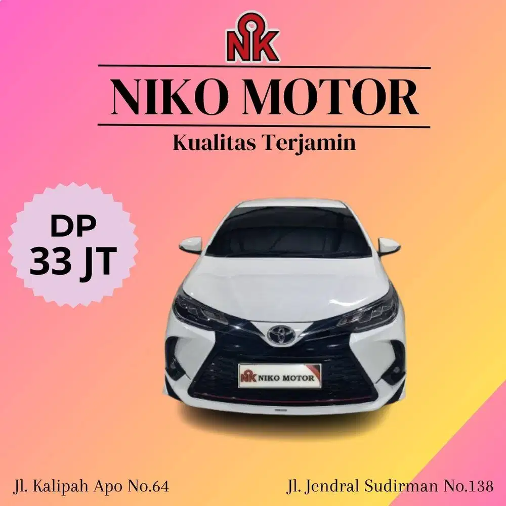 (ANTIK KM40RB) YARIS 1.5 S TRD SPORTIVO FACELIFT 7 AIRBAG 2020 AT