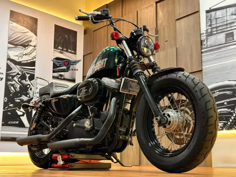 Harley Sportster 48 metallic Green 2014