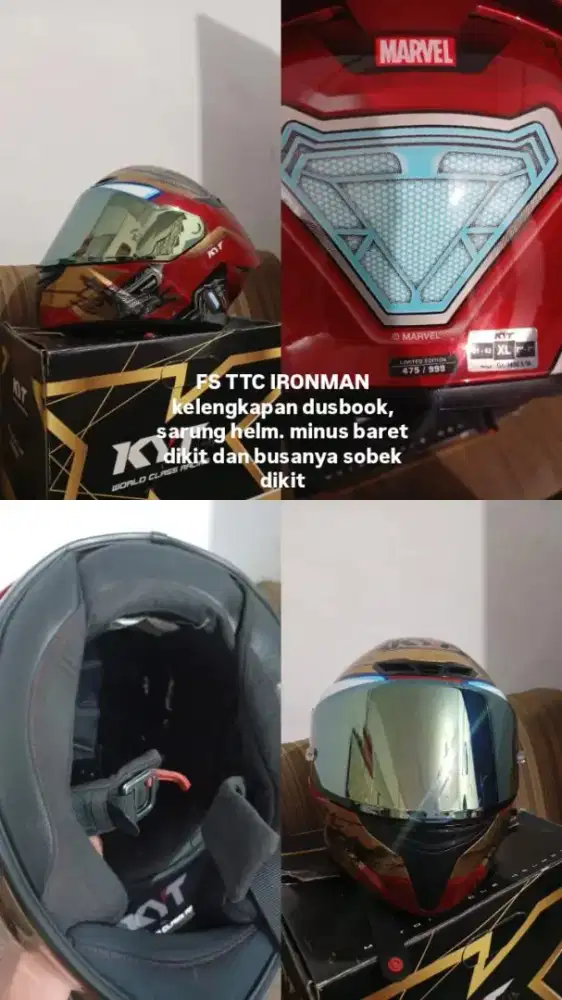 di jual helm TTC - IRONMAN LIMITED EDITION