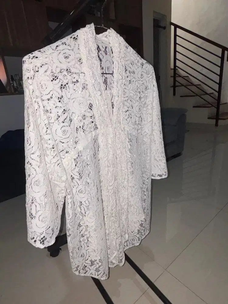 atasan kebaya putih size XL