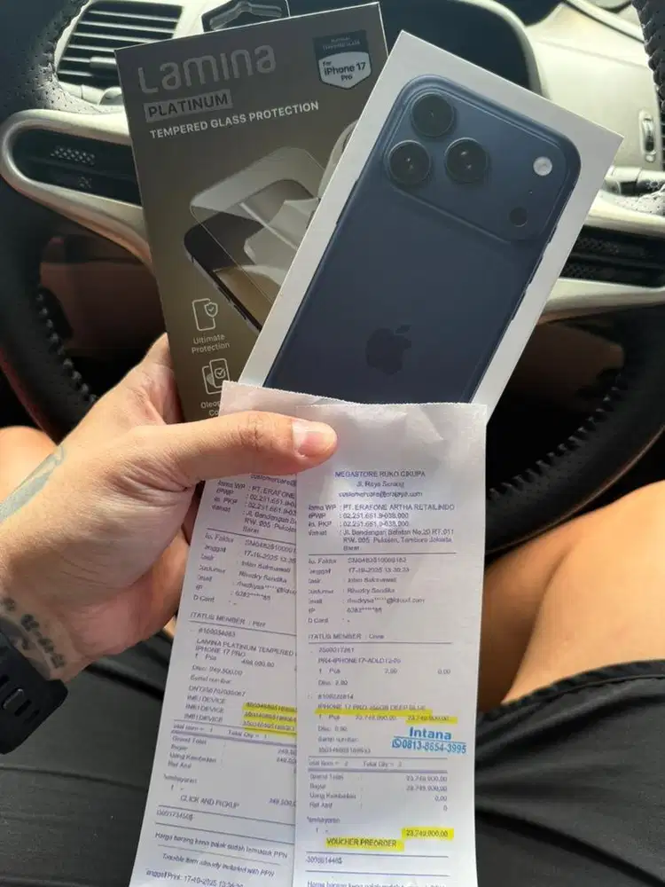Iphone 17 pro 256 biru ibox