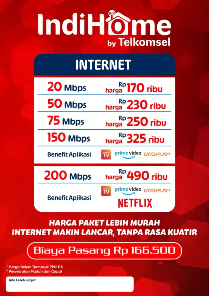 Internet rumah, murah, mudah
