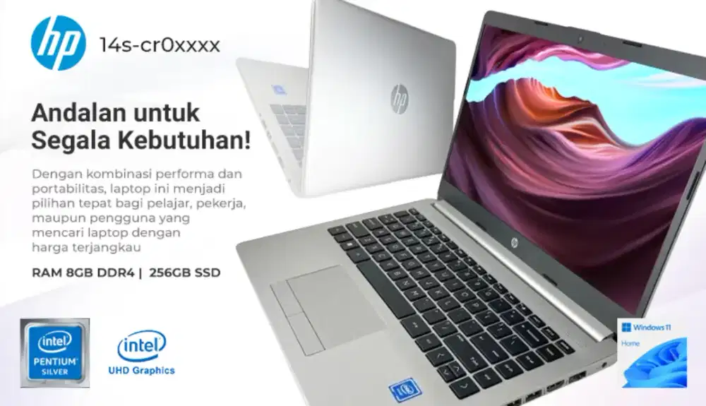 HP 14s-cr0xxx with Intel Celeron N5030 and 8GB RAM and Windows 11