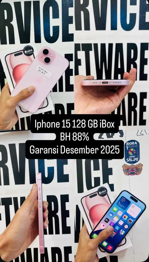 Iphone 15 128 iBox Pink