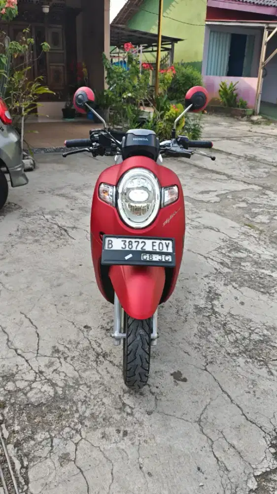 Honda scoopy stylist merah