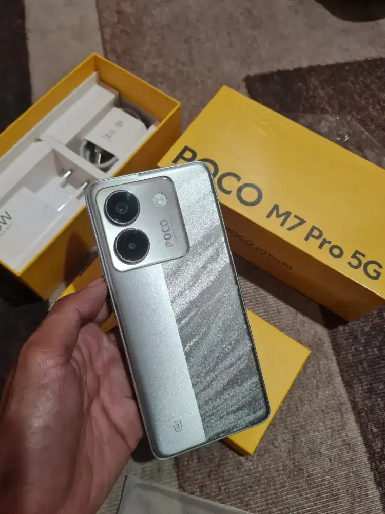 Poco m7pro 5g 8/256gb Lengkap Mulus