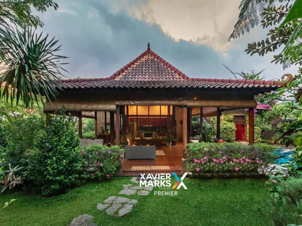 V1 Villa Eksklusif Javanese Tropis Modern Siap Operasional di Bumiaji Bulukerto Batu