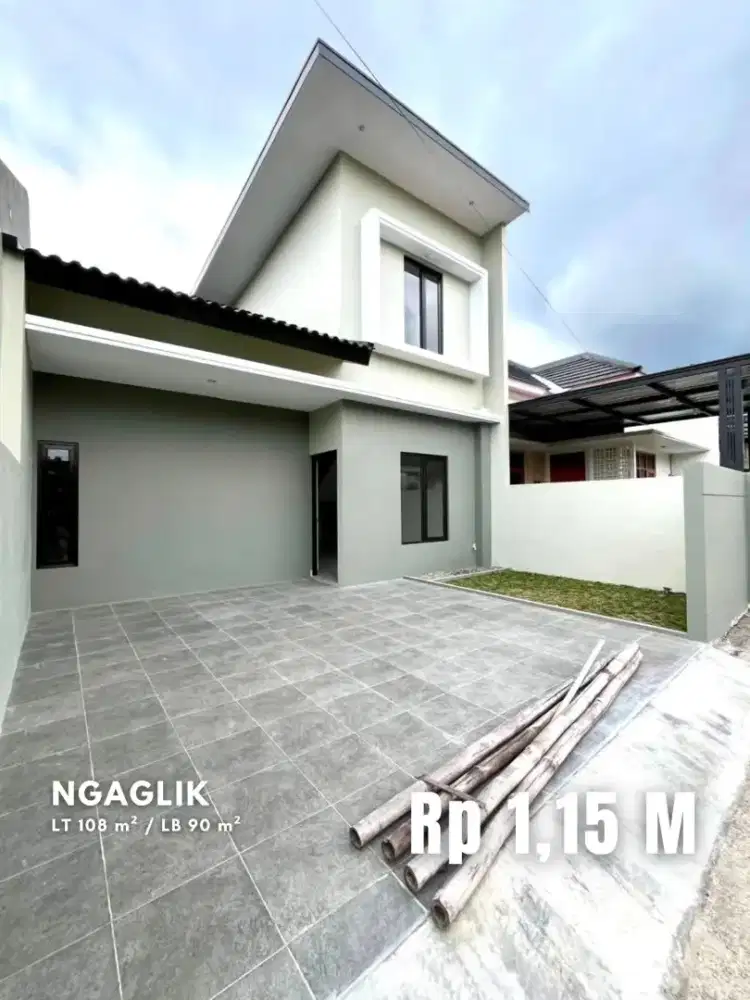 Dijual Rumah Baru Modern Minimalis dekat Jalan Kaliurang